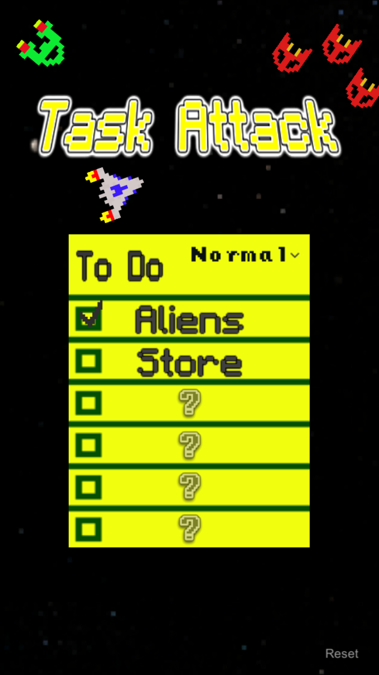 Task Attack - To Do menu